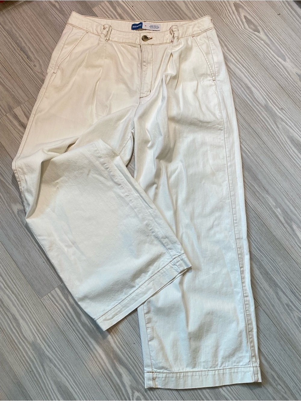 NWOT Old Navy Extra High-Rise Super Wide Leg Adjustable Waist Pants